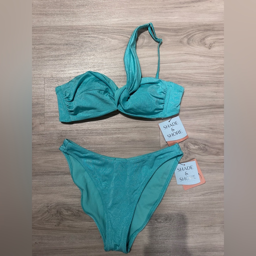Shade & Shore Aqua Bikini Set